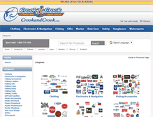 Tablet Screenshot of crookandcrook.com